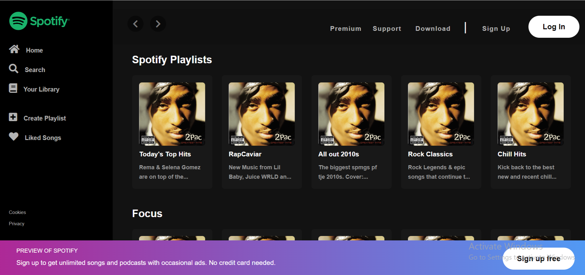 spotify clone